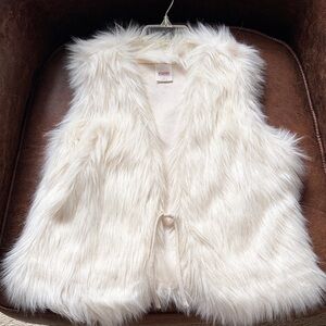 Mossimo Supply Co. Kids Faux Fur Vest in Cream